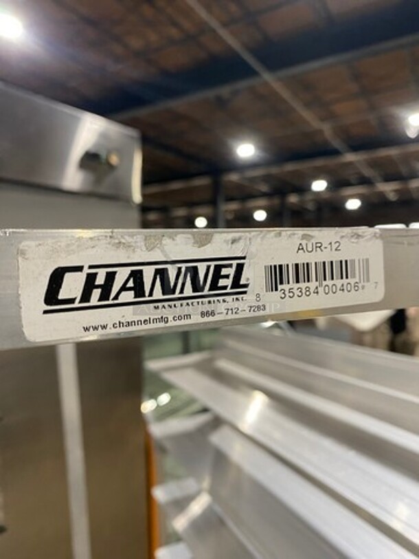 Channel Metal Commercial Pan Transport Rack! On Casters! Model: AUR12 - Image 5 of 5