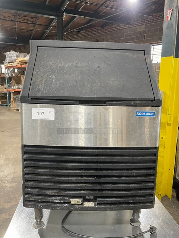 Koolaire Commercial Under The Counter Ice Making Machine! All Stainless Steel! Model KD0170A Serial 310353873! 115V 1Phase! On Legs! - Image 1 of 8