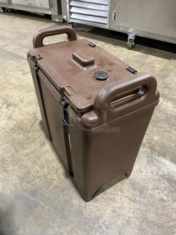 Cambro Insulated Beverage Dispenser/ Holder! With Side Handles! With Lid! - Image 3 of 6