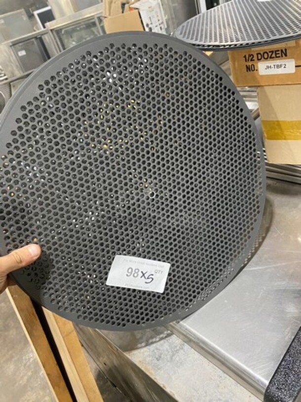 NEW! Round Pizza Mesh Screens! 5x Your Bid! - Image 2 of 2