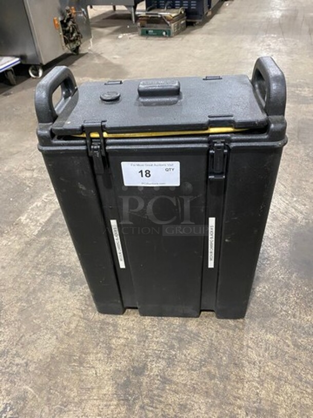 Cambro Insulated Beverage Dispenser/ Holder! With Side Handles! With Lid! - Image 1 of 6