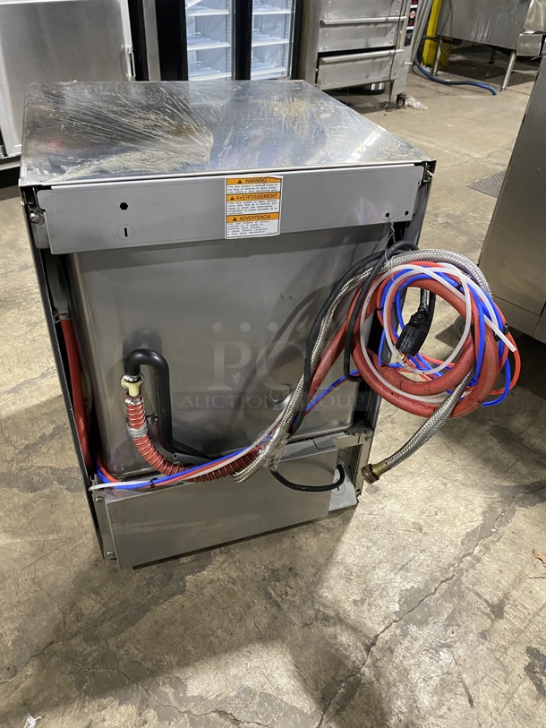 Hobart New Boby Style Commercial Undercounter Dishwasher! All Stainless Steel! MODEL: LXEC SN:231177785! 120V 1PH!  - Image 4 of 10