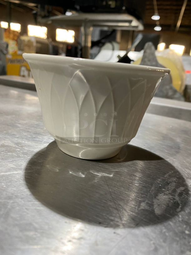 Homer Laughlin White Ceramic Ramekin! Includes Black Poly Crate! 2x Your Bid! - Image 5 of 7