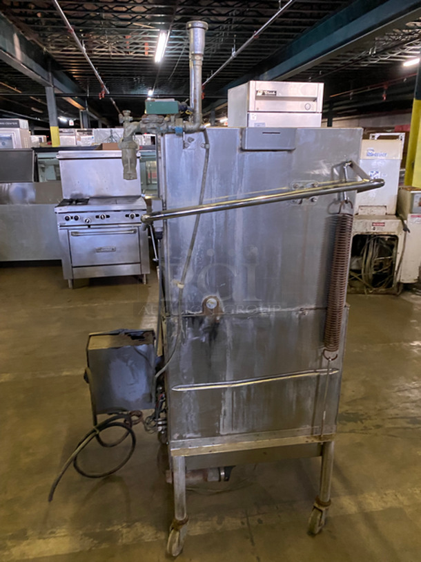 Hobart Commercial Pass-Through Dishwasher! All Stainless Steel! On Casters! Model: AM14C SN: 12102211CF 200/230V 60Hz 3 Phase - Image 3 of 10