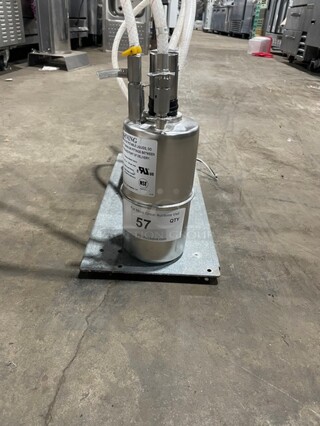 WOW! Regal Beloit GE Commercial Carbonator! 230V 1 Phase! Model: 5KH32DNB471X SN: YXJ170033!