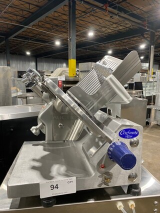 Globe Commercial Countertop Deli/ Meat Slicer! All Stainless Steel! Model: GC512 115V