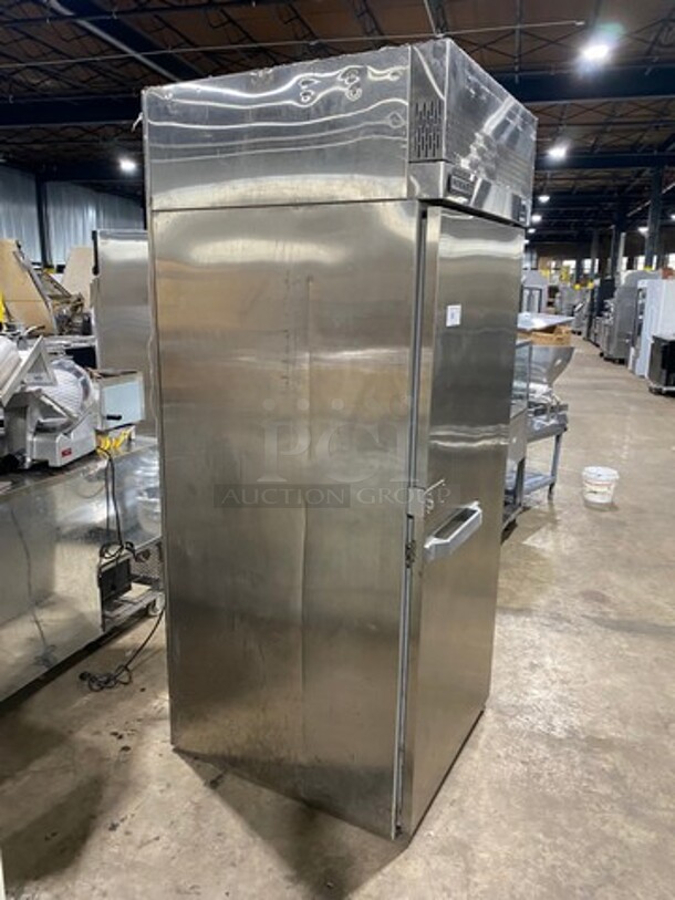  Nice! LATE MODEL! HOBART Commercial Single Door Roll In Rack Refrigerated Dough Retarder/Cooler!  All Stainless Steel! MODEL QE1 SN:321077613 120V/60Hz/1PH

 - Image 2 of 7