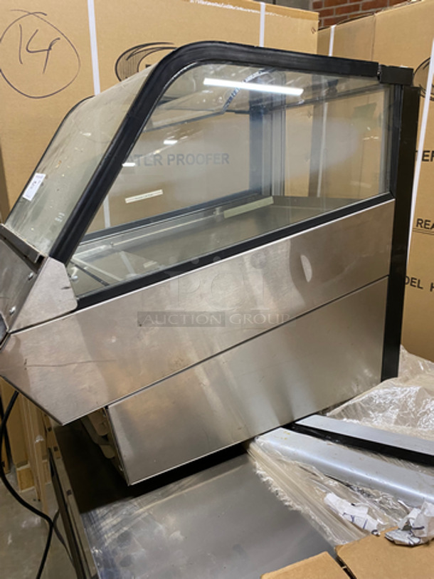 Structural Concepts Commercial Countertop Refrigerated Display Cabinet! Stainless Steel Body! Model: DD17R SN: M52816HZ073635 120V 60HZ 1 Phase - Image 3 of 6