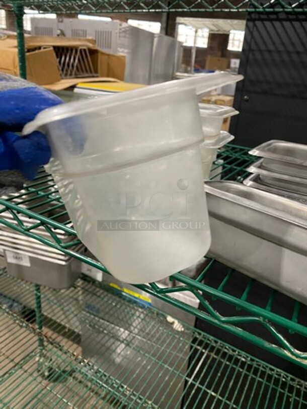 MISCELLANEOUS! Winco Commercial Steam Table/ Prep Table Food Pans! All Stainless Steel! Cambro Clear Poly Food Containers! 7x Your Bid! - Image 9 of 10