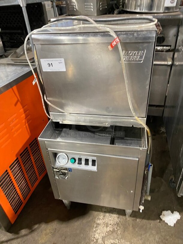 NICE! Moyer Diebel Stainless Steel Commercial Dishwasher! MODEL MD18-1 120V 