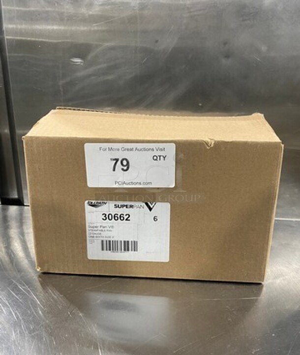 NEW! IN THE BOX! Vollrath Commercial 1/6x6" Steam Table/ Prep Table Food Pans! All Stainless Steel! - Image 1 of 7