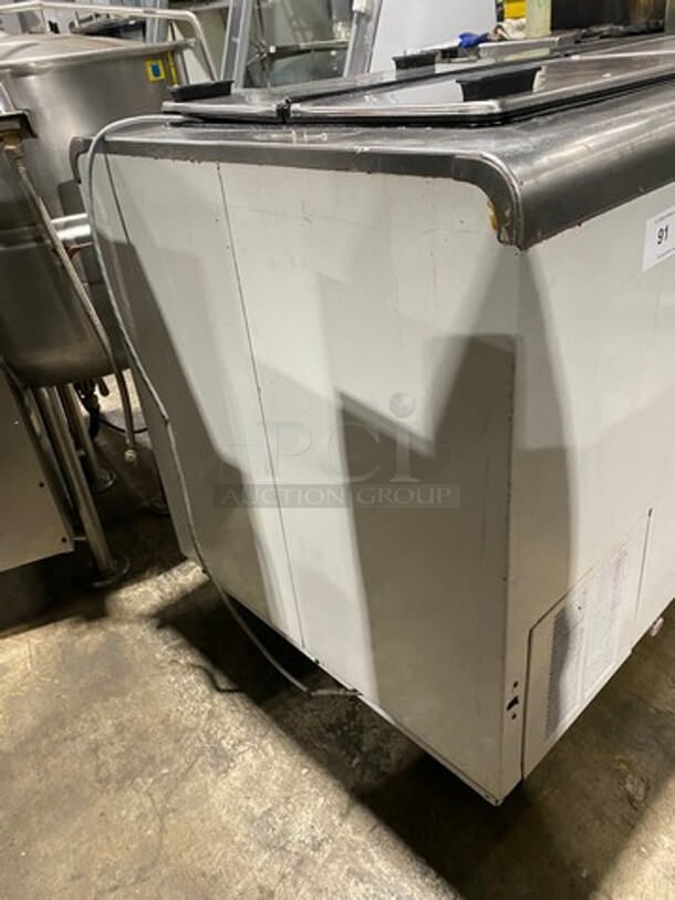 Kelvinator Commercial 2 Door Ice Cream Freezer/ Dipping Cabinet! All Stainless Steel! - Image 2 of 8