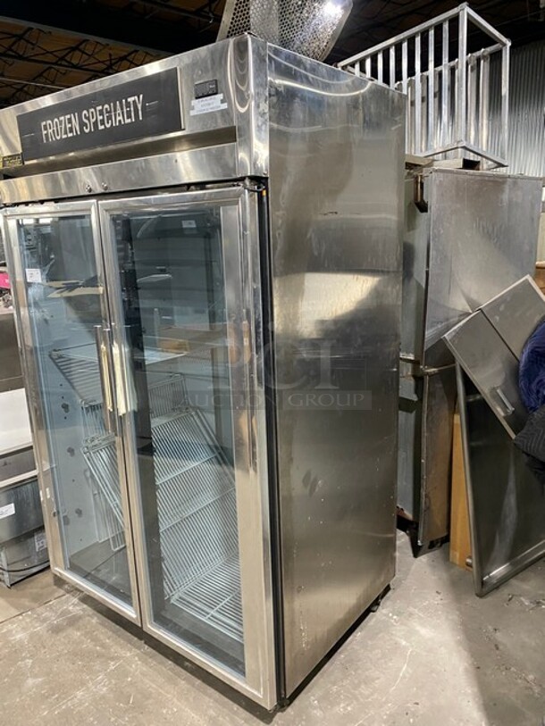 True 2 Door Reach In Cooler Merchandiser! With View Through Doors! With Poly Coated Racks! Model: TA2F2G 208-230V 1PH - Image 2 of 9