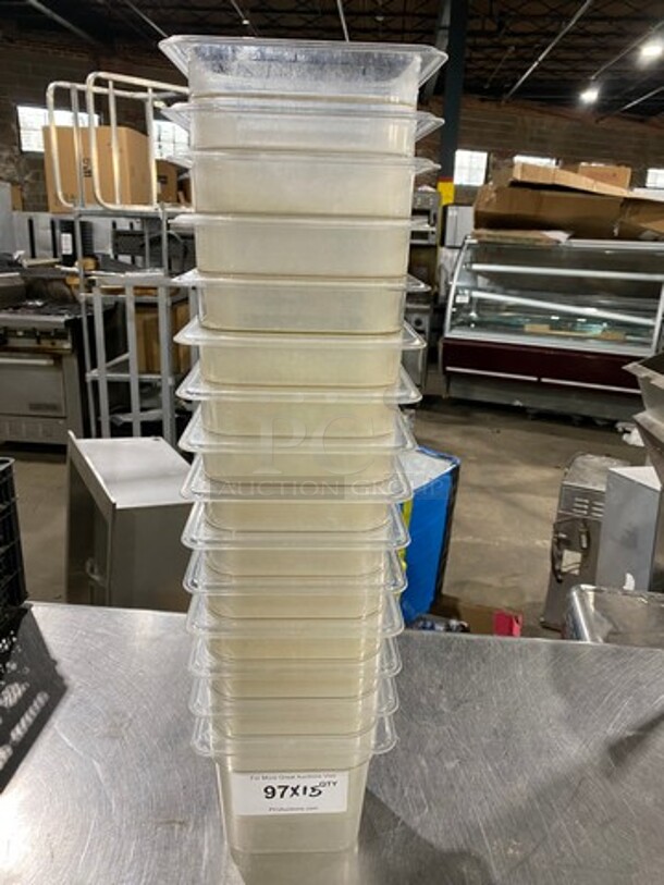 Cambro Clear Poly 1/6x4