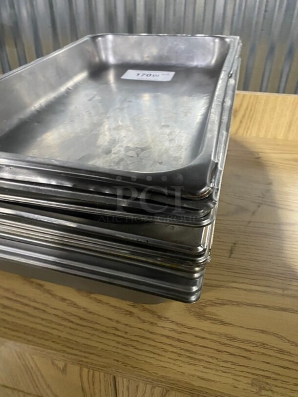 Full Size Food Pans! 9 X Your bid! - Image 1 of 3