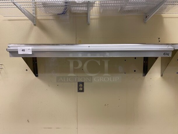 Commercial Solid Stainless Steel Wall Mount Shelf!