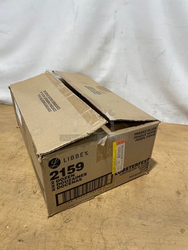NEW In Box! Libbey Set Of Lighthouse Glasses! With Additional Assorted Glasses! All One Money!  - Image 2 of 6