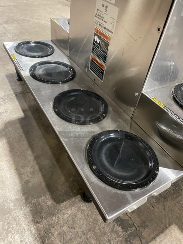 Bunn Commercial Stainless Steel Countertop Coffee Brewer! With 6 Warmers! On Legs! 120/208-240V 1 Phase! Model: AXIOM 0/6 TWIN SN: AXTN033120! - Image 5 of 9