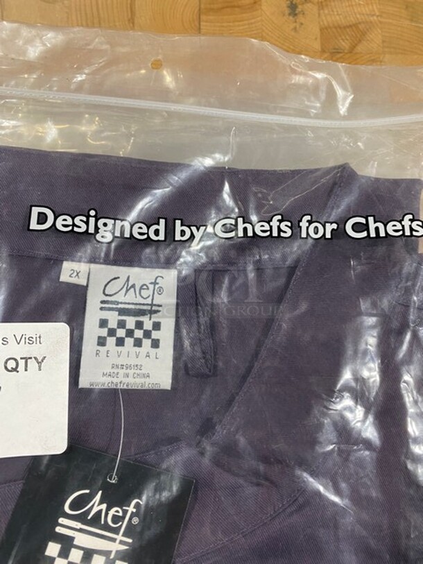 NEW! Chef Revival Jacket! Size 2x! 6x Your Bid! - Image 2 of 4