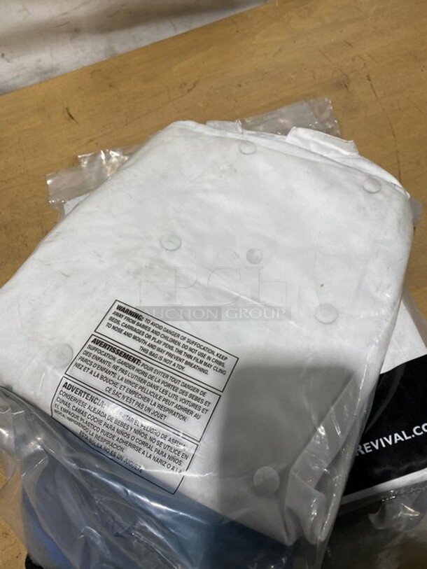 NEW! Chef Revival 2X White Chef Coats! 10X Your Bid!  - Image 4 of 5