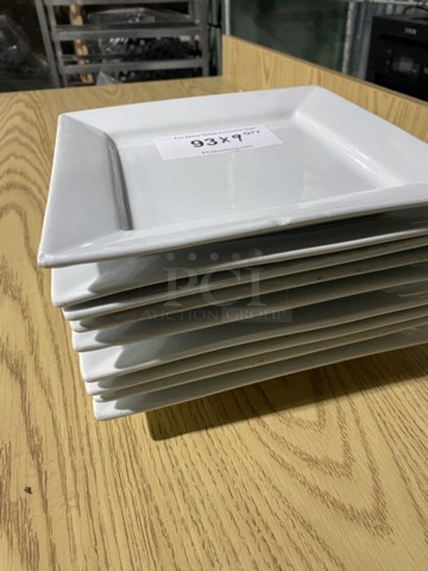 Nice! CAC Stylish Square Serving Plates! 9 X Your Bid! - Image 4 of 4