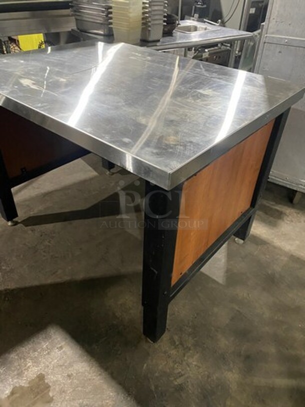 NICE! Commercial Work/Prep Table! With Shelf Underneath! All Stainless Steel Top! - Image 4 of 7