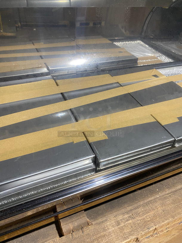 AWESOME! MUST HAVE! BRAND NEW! IN THE BOX! Diamond Commercial Countertop Refrigerated Sushi Display Case Merchandiser! With Curved Glass! Stainless Steel Body! On Small Legs! Model: GVRB160 - Image 8 of 8