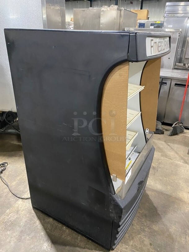 Beverage Air Black Refrigerated Open Grab-N-Go Reach In Cooler Merchandiser! MN: BZ13-1-B 115V! 60HZ! 1Phase! - Image 2 of 9