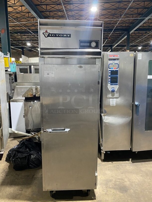 Victory Commercial Reach In Cooler! All Stainless Steel! On Casters! MODEL RAA1DS7 SN:L9520V108 115V 1PH - Image 1 of 10