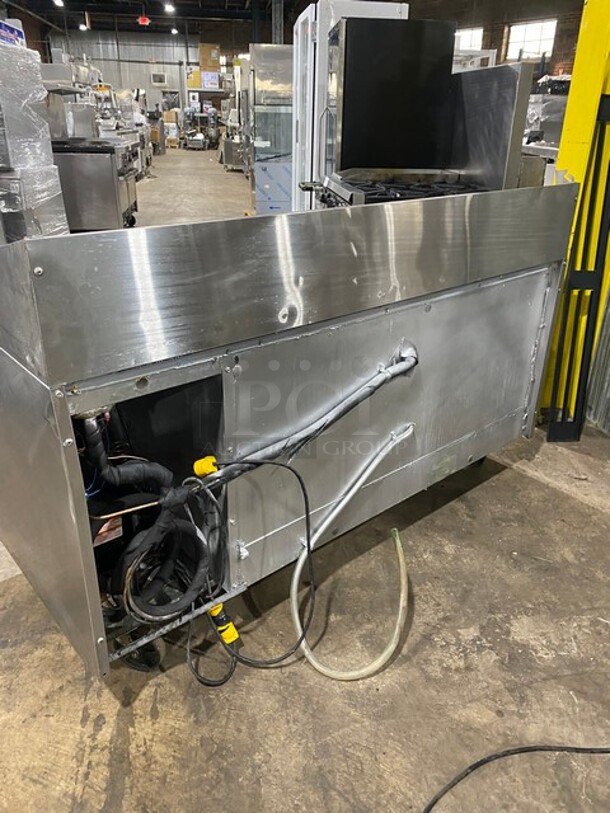 Randell Commercial Refrigerated Pizza Prep Table! With Double Doors Storage Space Underneath!  All Stainless Steel! On Casters! Model: 8268N 115V 60HZ 1 Phase - Image 3 of 9