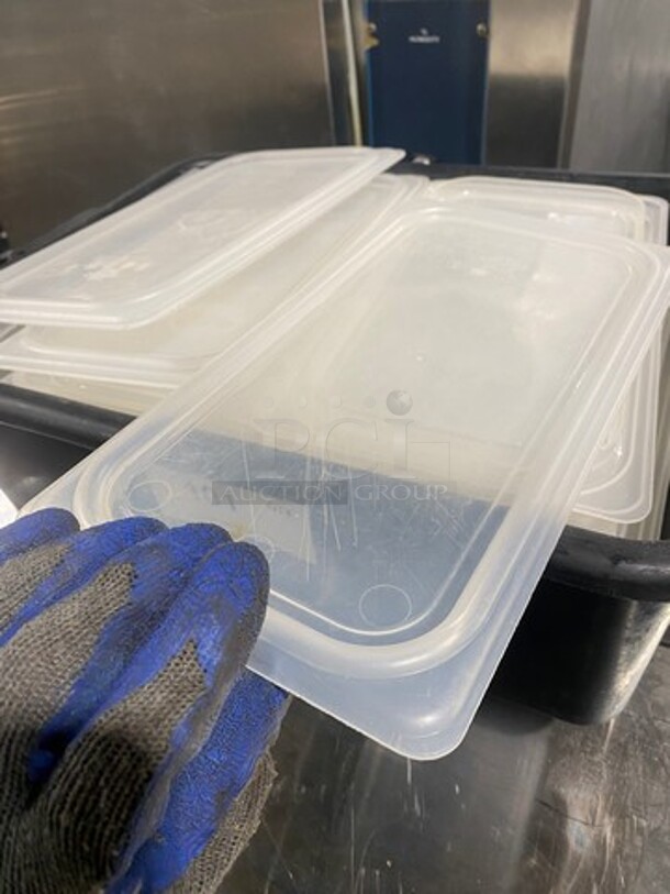ALL ONE MONEY! Cambro Clear Poly Food Container Lids! - Image 6 of 7