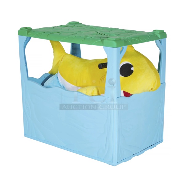 DYNACRAFT PRESCHOOL WHEELS - 6V PLUSH RIDE-ON BABY SHARK - 8606-24JWA.  17.72 x 30.71 x 26.77 Inches - Image 3 of 4