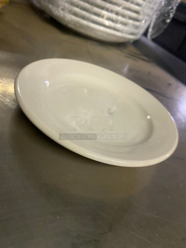 ALL ONE MONEY! NEW! White Ceramic Dessert Plates! - Image 3 of 3