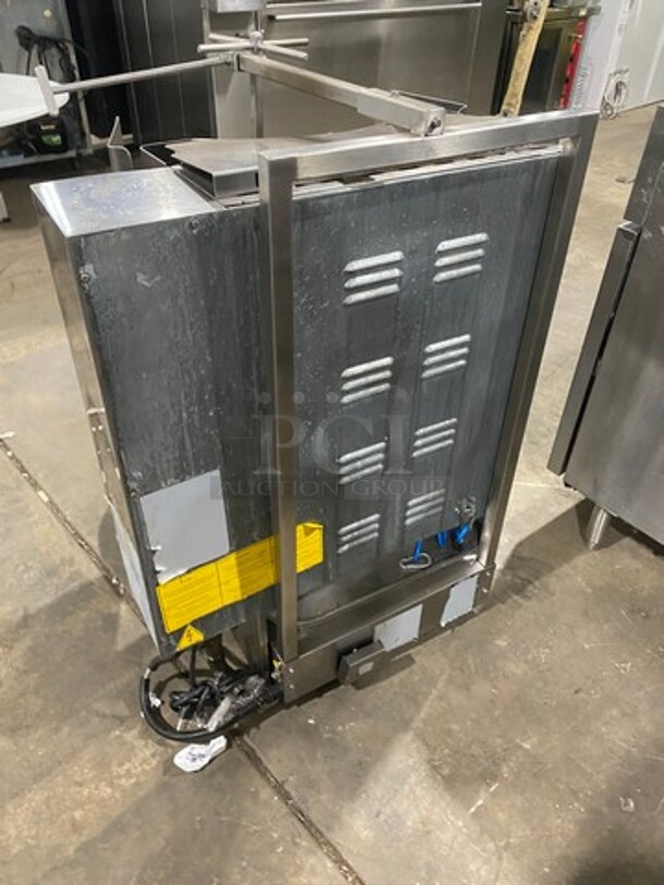 LATE MODEL! 2017 Inoksan Commercial Natural Gas Powered Kebab/ Gyro Machine! All Stainless Steel! Model: PDG400N SN: 37011908007 115V - Image 4 of 9