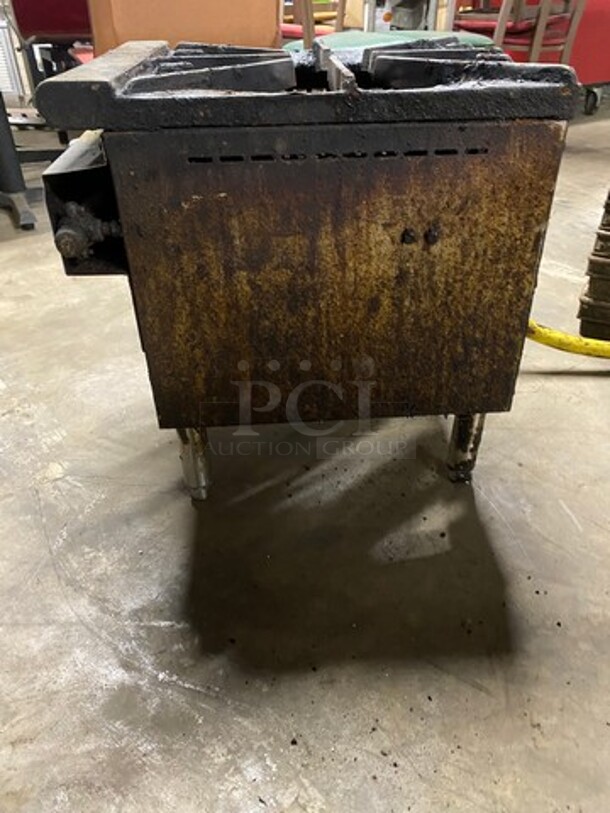 Commercial Countertop Gas Powered Single Burner Stock Pot Range! On Small Legs! - Image 4 of 8