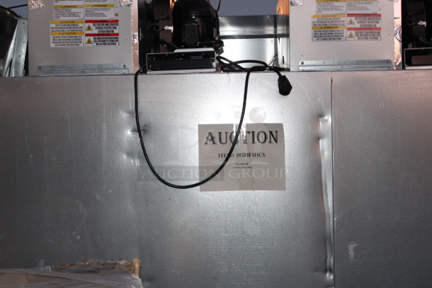 BRAND NEW SCRATCH & DENT! BRAND NEW SCRATCH & DENT! Beverage-Air HF3HC-1S Horizon Series 78" Solid Door Reach-In Freezer. Superficial denting on back and top of unit.  - Image 5 of 7