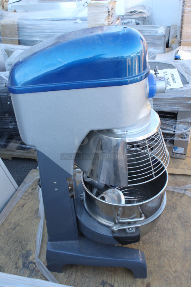 BRAND NEW SCRATCH & DENT! Vollrath 40759 40 Qt. Planetary Floor Mixer with Guard & Standard Accessories - 208/240V, 1 1/2 hp. S/N: N165-02534130 26-1/2x29-9/16x47-1/8.  - Image 6 of 7
