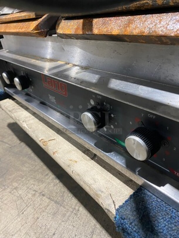 Lang Star Stainless Steel Commercial Countertop Electric Powered Double Panini Press! With Flat Press! - Image 9 of 9