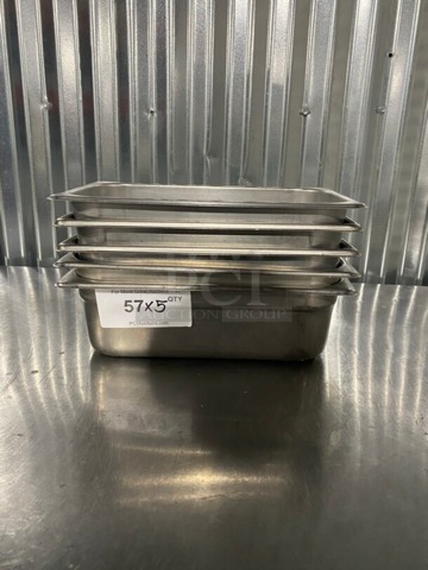 Commercial 1/4 Deep Drop In Pan! 5 X Your Bid! - Image 1 of 6