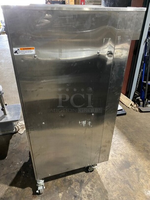 Electro Freeze 3 Handle Electric Powered Soft Serve Ice Cream/Yogurt Machine! All Stainless Steel Body! On Casters! Model: SL500132 SN: C2R1021 208/230V 60HZ 3 Phase - Image 4 of 10