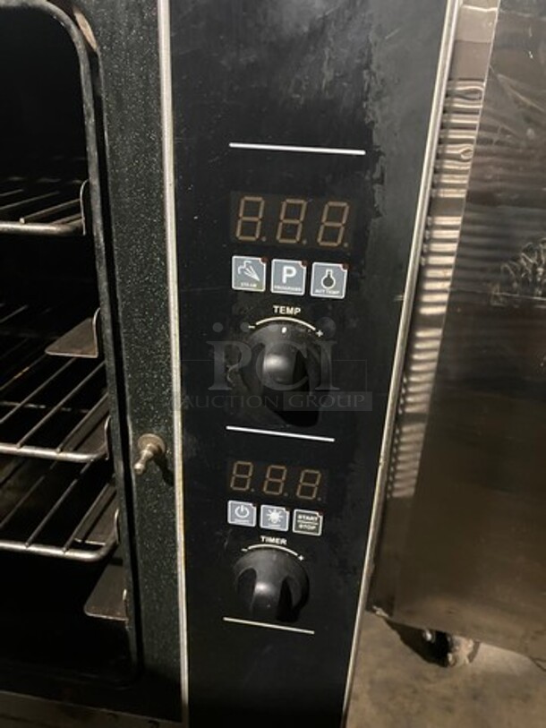 Turbofan Commercial Natural Gas Powered Convection Oven! With View Through Doors! Metal Oven Racks! All Stainless Steel! Model: G32D5 SN: 484130 - Image 6 of 9