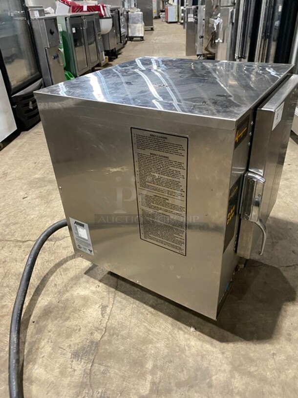 BEAUTIFUL! Accutemp Commercial Electric Powered Countertop Steamer! All Stainless Steel! Model E62083E15000250 Serial 50531! 208V 3Phase! WORKING WHEN REMOVED! - Image 2 of 8