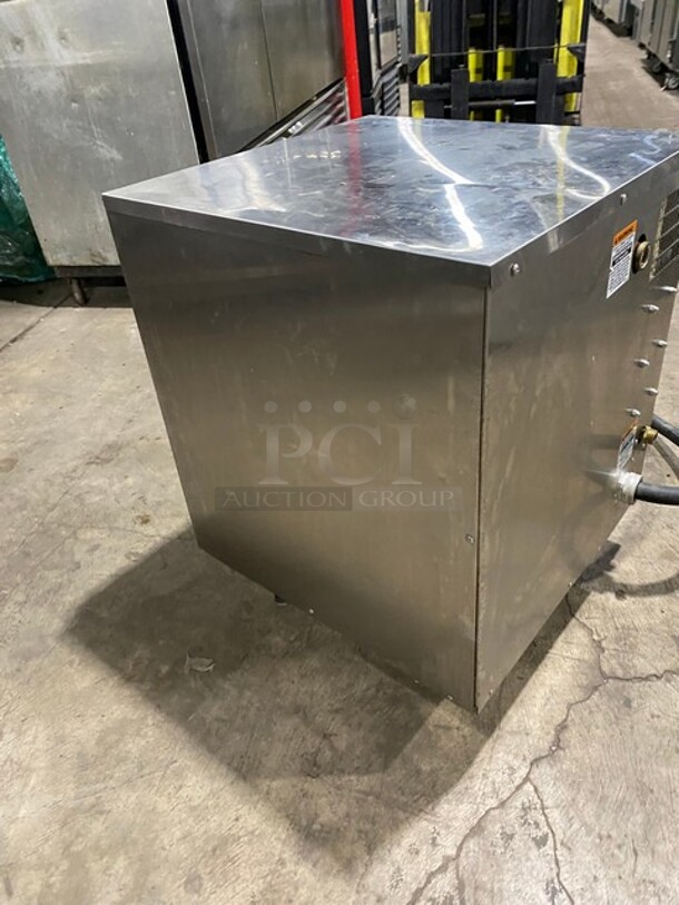 BEAUTIFUL! Accutemp Commercial Electric Powered Countertop Steamer! All Stainless Steel! Model E62083E15000250 Serial 50531! 208V 3Phase! WORKING WHEN REMOVED! - Image 4 of 8
