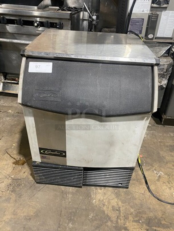 Cornelius Model CCU0220AH11 Stainless Steel Commercial Self Contained Ice Machine! MODEL CCU022AH11 SN:87B1108GC065 115V 1PH  - Image 1 of 10