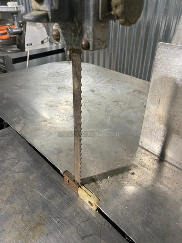 Butcher Boy Commercial Floor Style Heavy Duty Meat Saw! All Stainless Steel! Model 918 Serial 68427! 208V 3Phase!  - Image 6 of 9