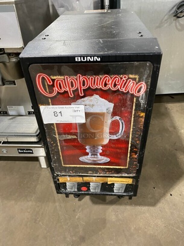 Bunn Commercial Countertop Hot Chocolate/ Hot Beverage Dispenser! All Stainless Steel! On Legs! Model: FMDDBC3 SN: FMD0130940 120/240V 60HZ 1 Phase - Image 1 of 7