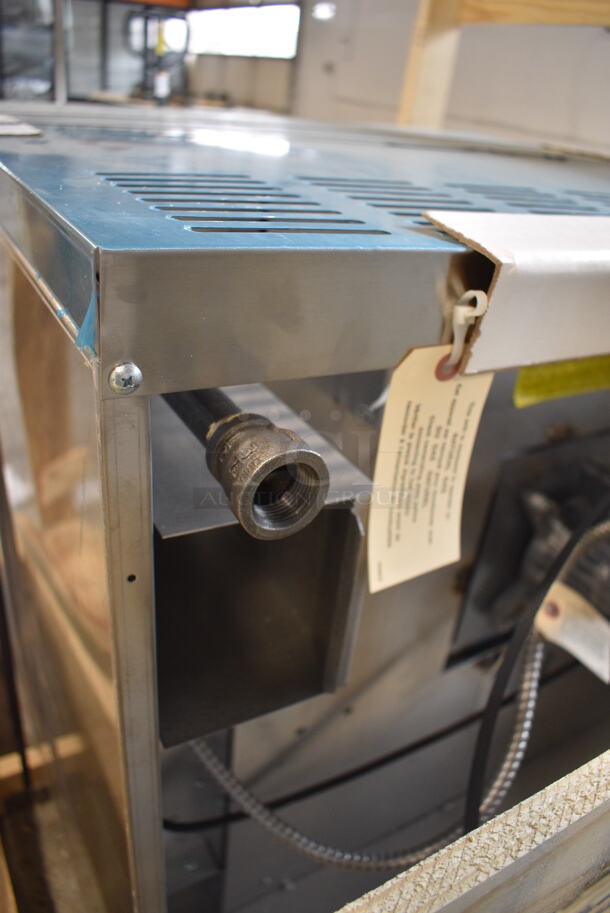 BRAND NEW! 2021 Garland Model MCO-GS-10 Stainless Steel Commercial Natural Gas Powered Full Size Convection Oven w/ view Through Doors, Metal Oven Racks and Thermostatic Controls. Stock Picture Used For Gallery. Does Not Include Legs. 60,000 BTU. 38x38x33 - Image 6 of 10