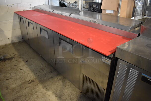 True TPP-119 Stainless Steel Commercial Pizza Prep Table on Commercial Casters. 115 Volts, 1 Phase. 119x35x39. Tested and Working! - Image 11 of 12