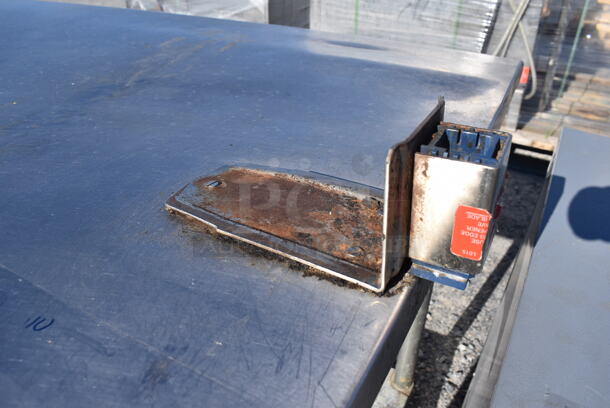 Stainless Steel Table w/ Metal Under Shelf and Commercial Can Opener Mount. 60x30x35 - Image 2 of 4
