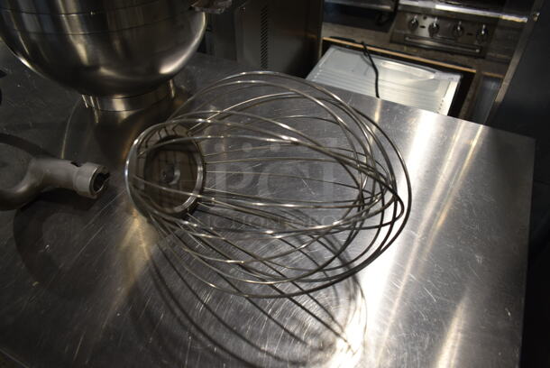 ALL ONE MONEY! Lot of BRAND NEW! Mixer Items; SUS 304 Stainless Steel Mixing Bowl, Whisk, Dough Hook and Paddle Attachment. Appears to be 30 Quart. - Image 4 of 9